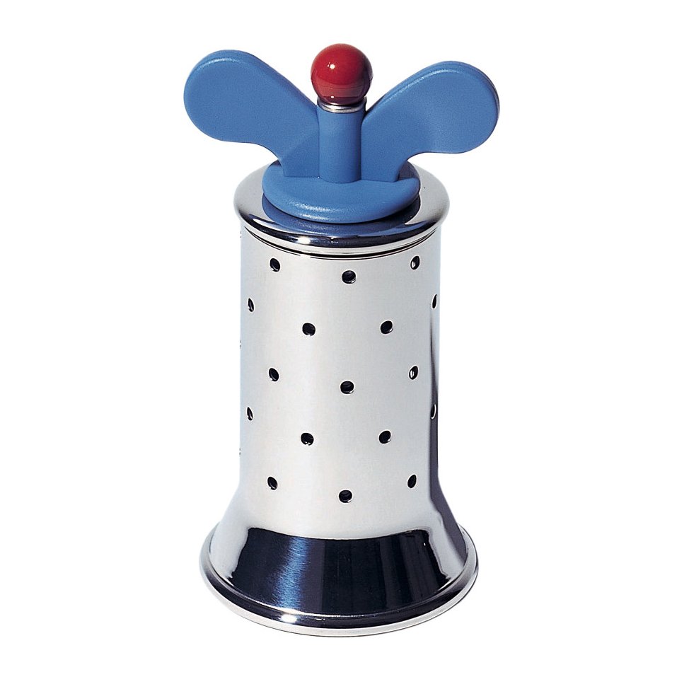Alessi pepper mill blue-stainless steel | Scandinavian Design | Salt & pepper grinders | Blue