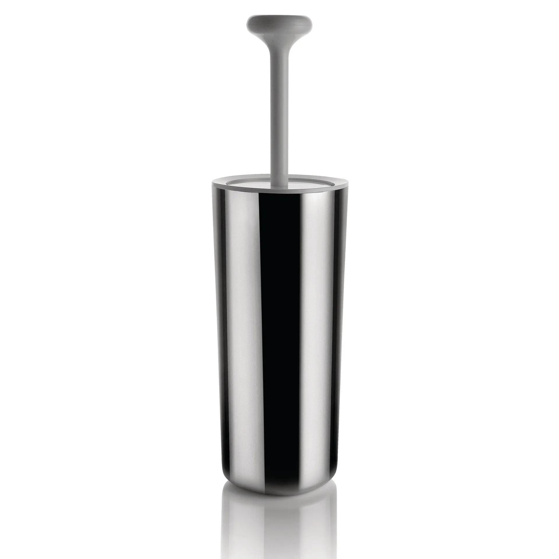 Birillo toilet brush, white-stainless steel Alessi