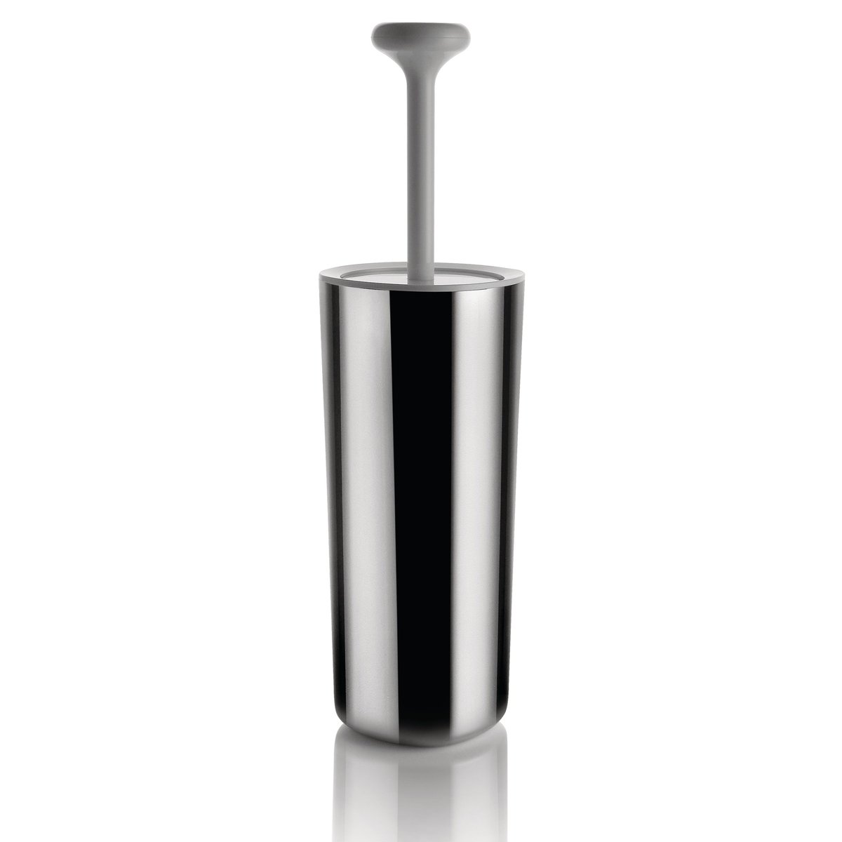 Alessi Birillo toilet brush white-stainless steel | Scandinavian Design | Toilet brushes | Grey