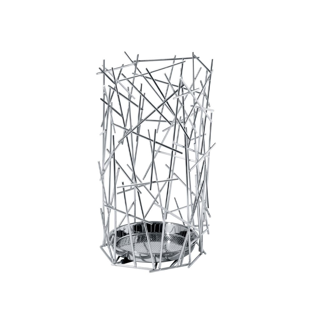 Alessi Blow up umbrella stand Stainless steel | Scandinavian Design | Umbrella stands | Grey