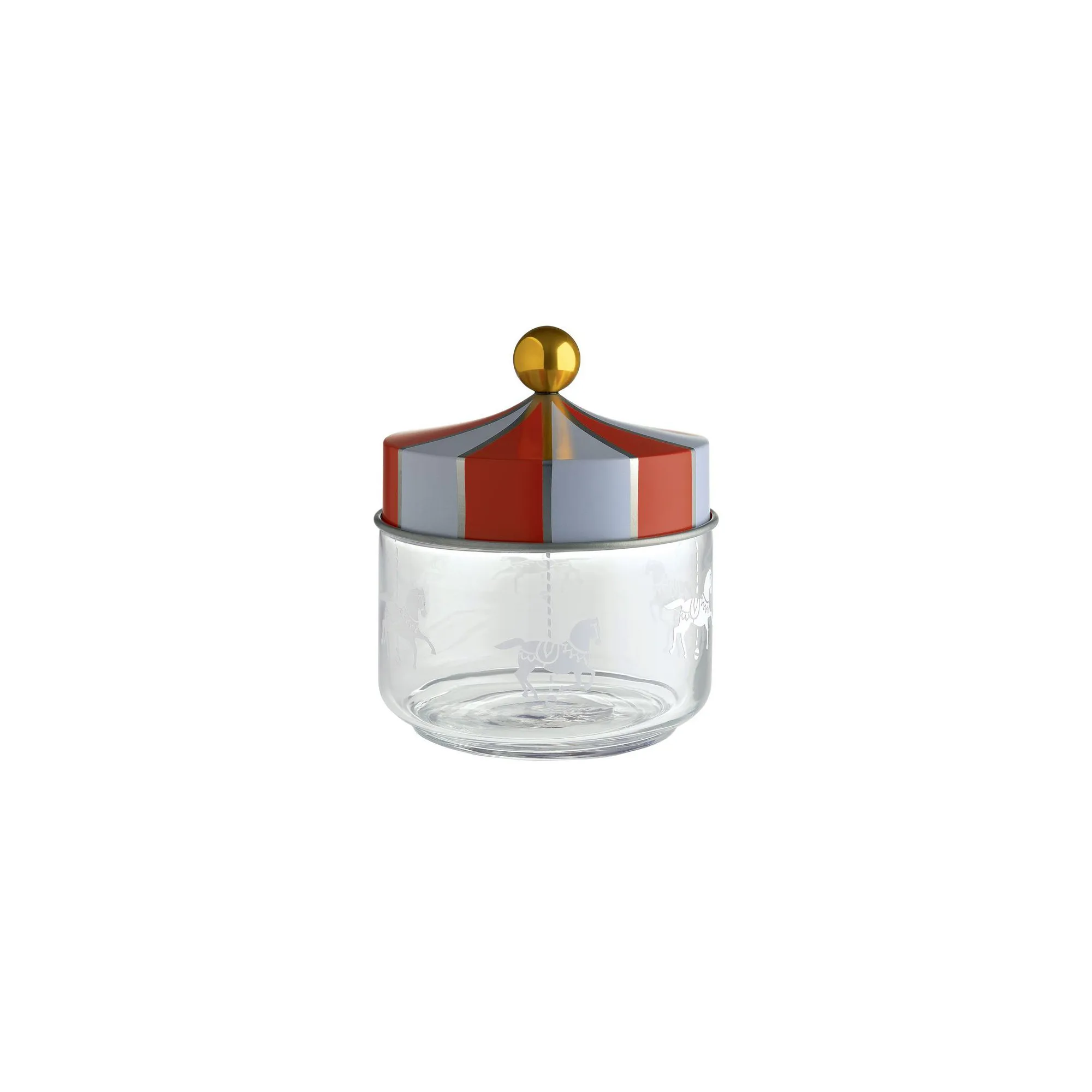 アレッシィ　ALESSI サーカス　CIRCUS 収納ジャー　ガラスジャー　２点 Circus jar from Alessi - NordicNest.com