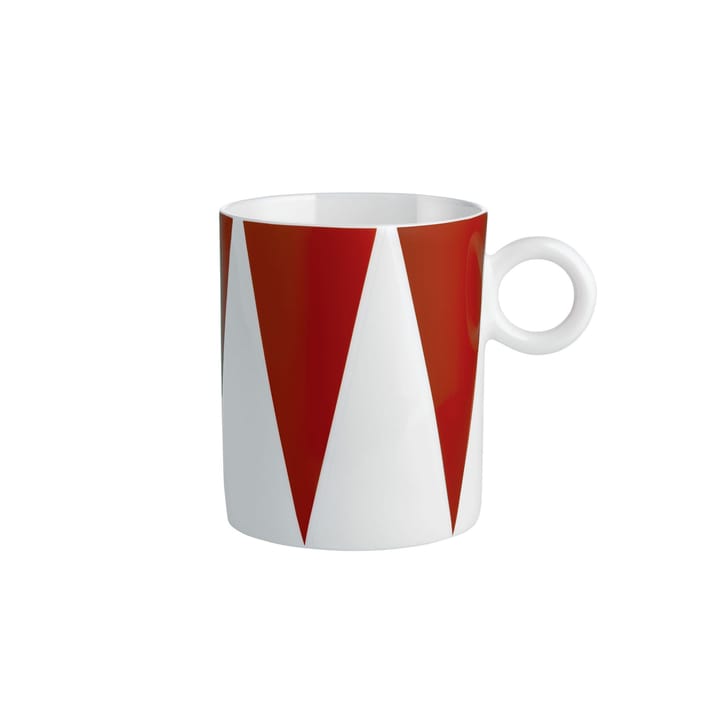 Circus mug 35 cl - Red-white - Alessi