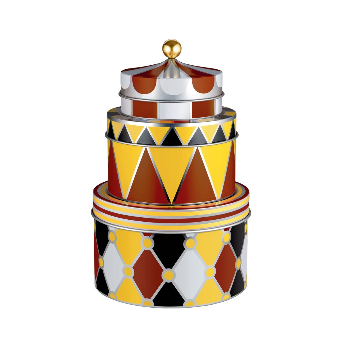 Alessi Circus storage jar 3-pack | Scandinavian Design | Storage jars | Multi