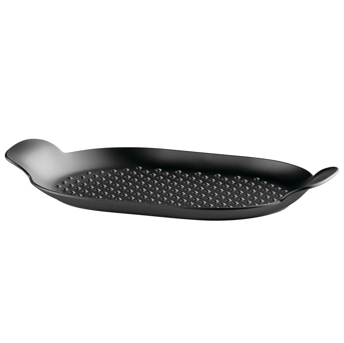 Alessi Edo cast iron pan 24.5x40 cm | Scandinavian Design | Grill & griddle pans | Black