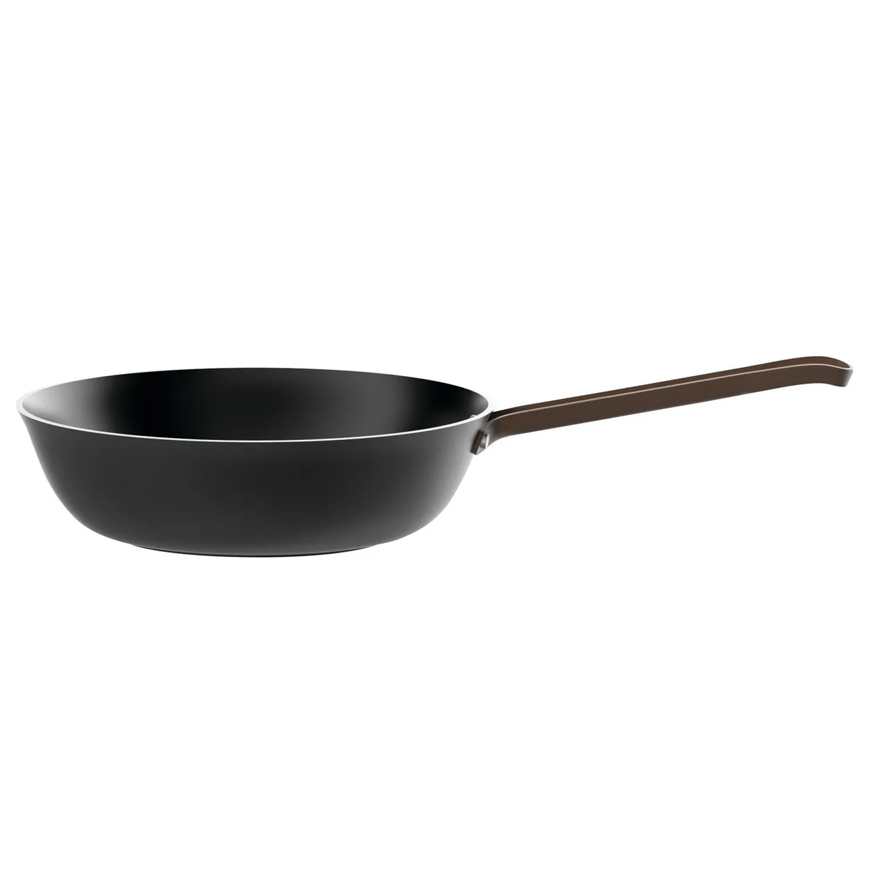 Alessi Edo deep frying pan 28 cm | Scandinavian Design | Frying pans & skillets | Black