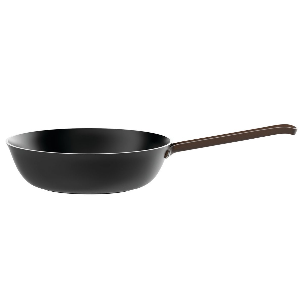 Alessi Edo deep frying pan 28 cm | Scandinavian Design | Frying pans & skillets | Black