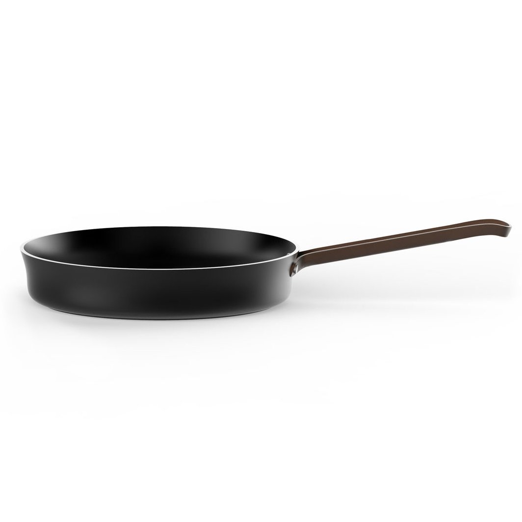 Alessi Edo frying pan 28 cm | Scandinavian Design | Frying pans & skillets | Black