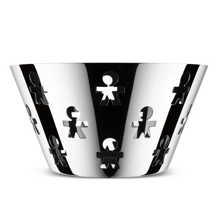 Girotondo fruit bowl high - stainless steel - Alessi