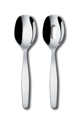 Alessi Itsumo salad servers 25 cm Stainless steel | Scandinavian Design | Salad servers | Silver-coloured