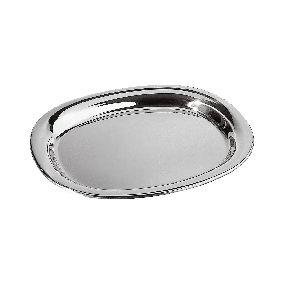 Alessi JM13 serving tray 30 cm | Scandinavian Design | Serving platters & dishes | Silver-coloured
