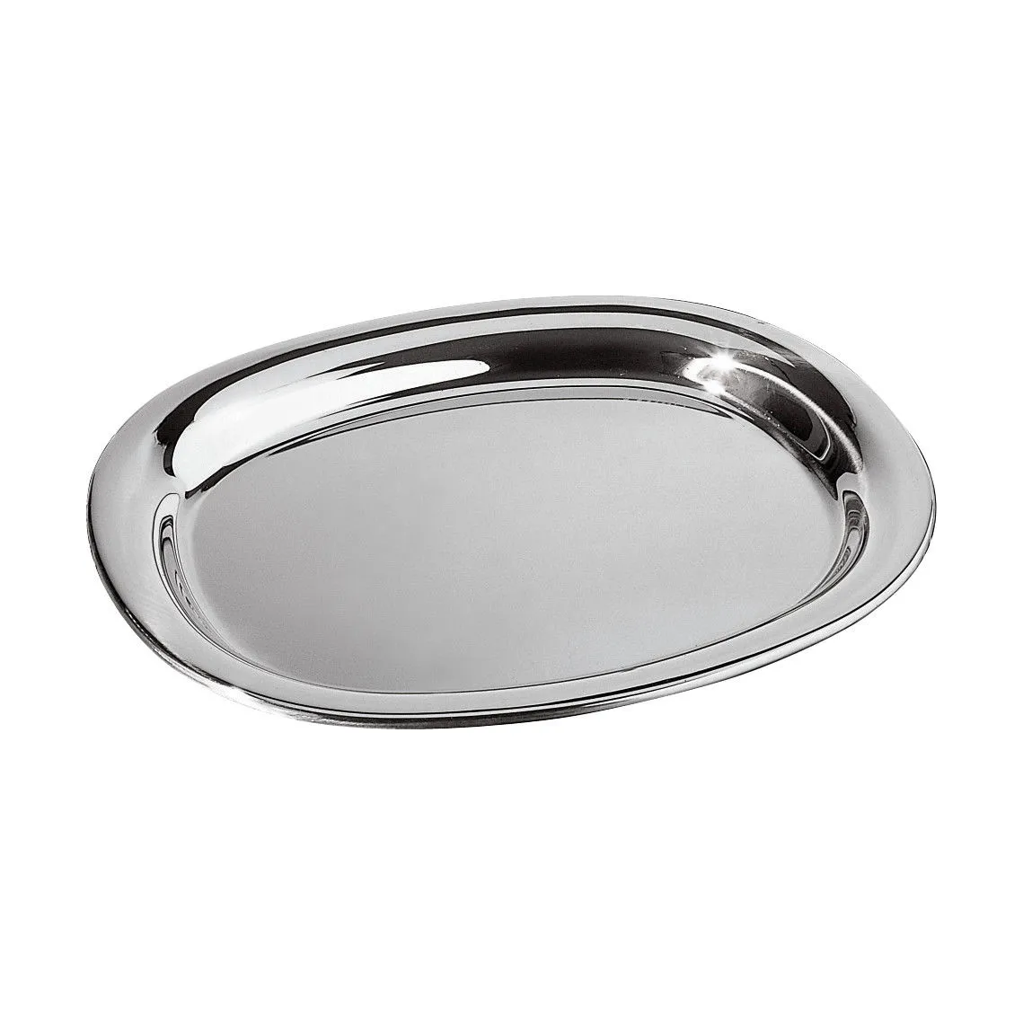 Alessi JM13 serving tray 36 cm | Scandinavian Design | Serving platters & dishes | Silver-coloured