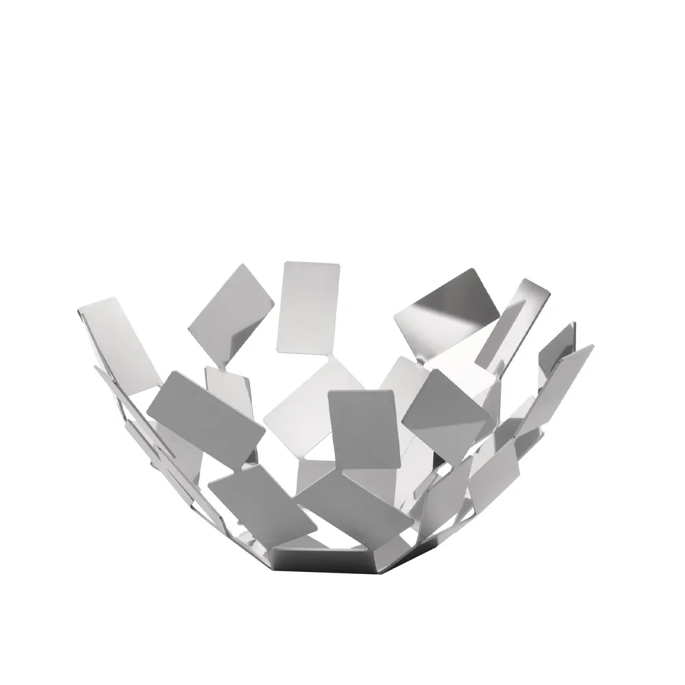 La Stanza dello Scirocco basket, Stainless steel, large Alessi