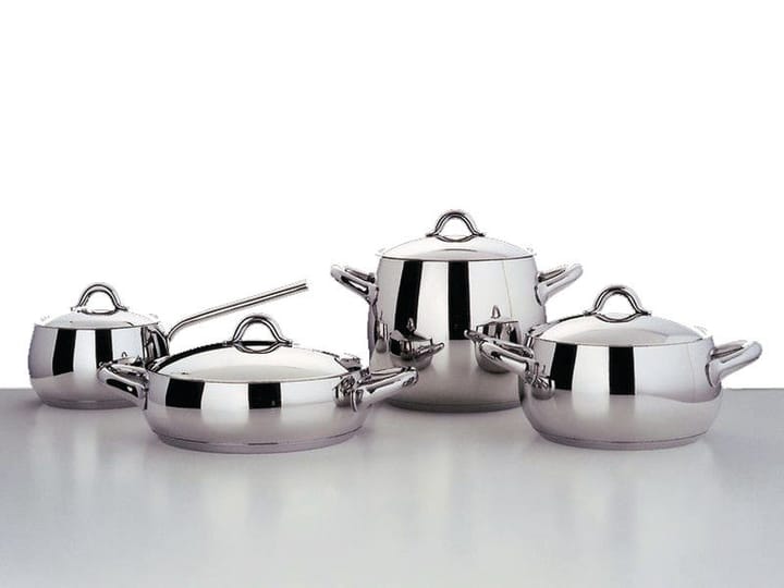 Mami pot set 7 pieces - Stainless steel - Alessi