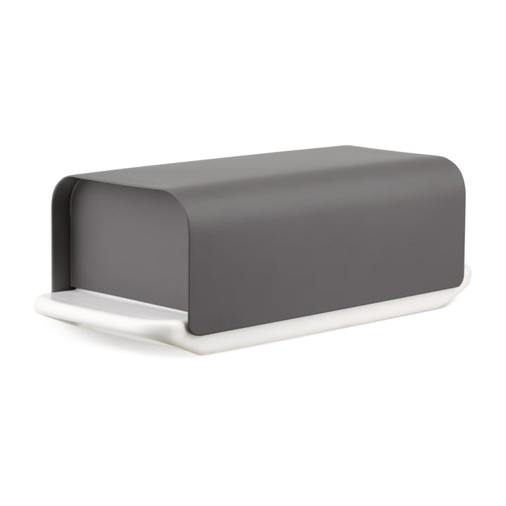 Mattina butter dish 9.5x21 cm - Dark grey - Alessi