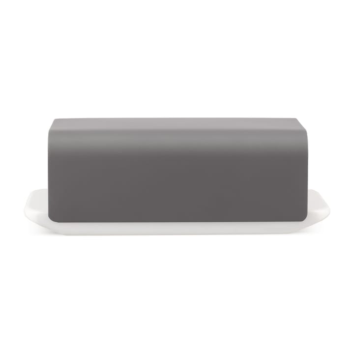 Mattina butter dish 9.5x21 cm - Dark grey - Alessi