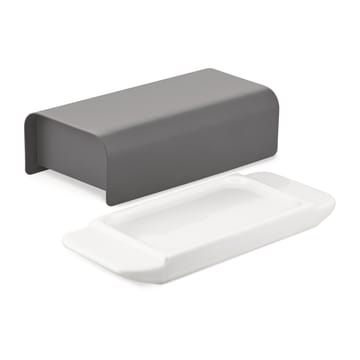 Mattina butter dish 9.5x21 cm - Dark grey - Alessi