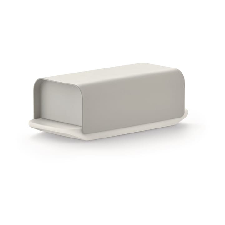 Mattina butter dish 9.5x21 cm - Warm grey-stainless steel - Alessi