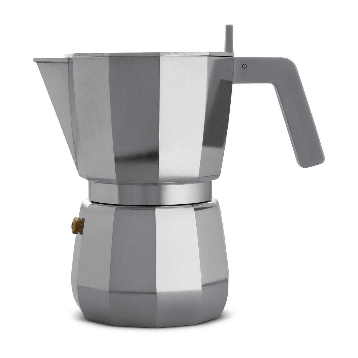 Alessi Moka espresso coffee maker 6 copper | Scandinavian Design | Silver-coloured