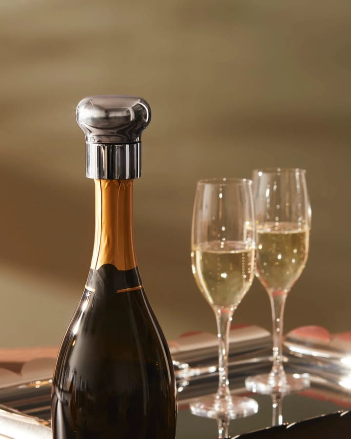 Noè champagne corkscrew, Stainless steel Alessi