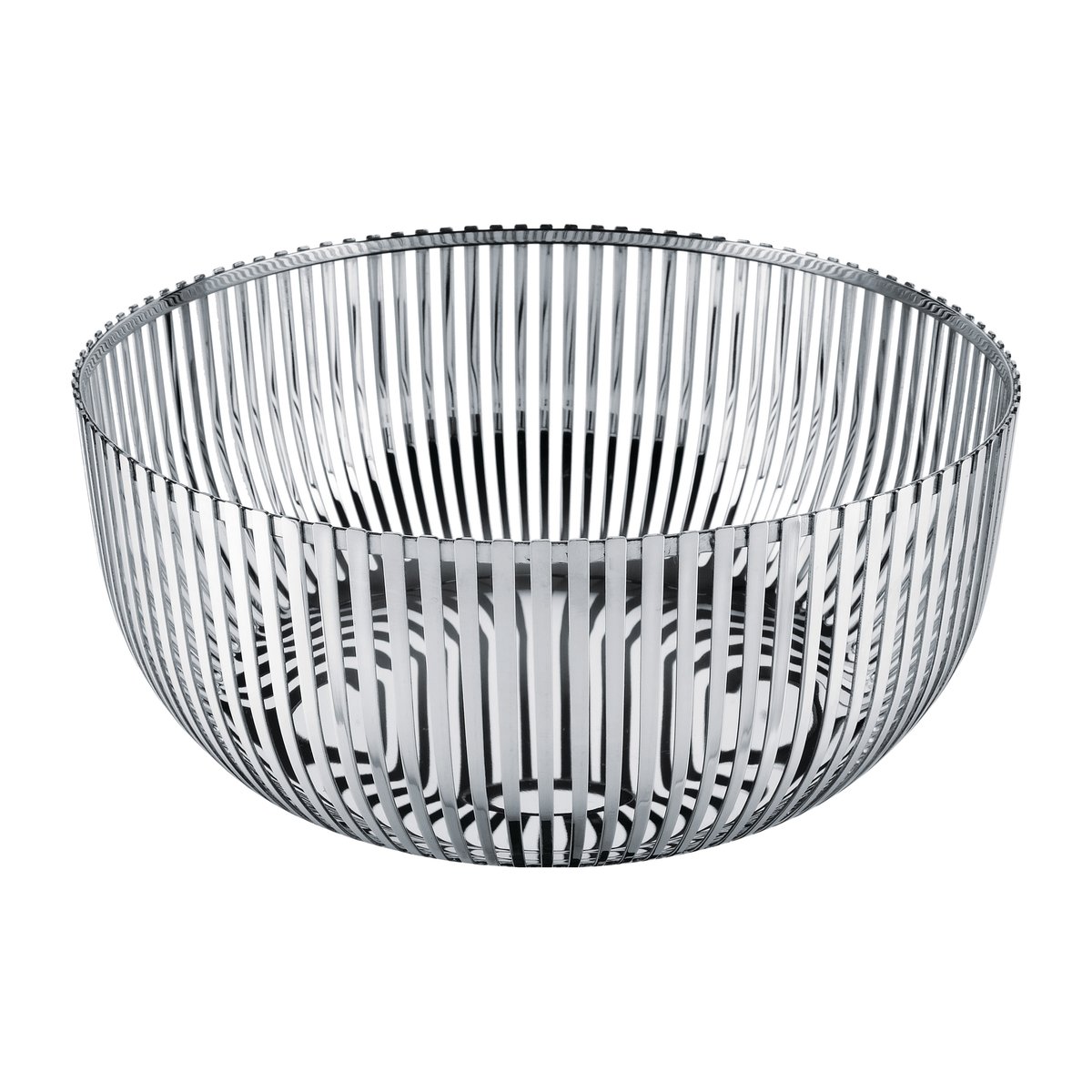 Alessi PCH05 fruit bowl o24 cm Stainless steel | Scandinavian Design | Fruit bowls | Silver-coloured