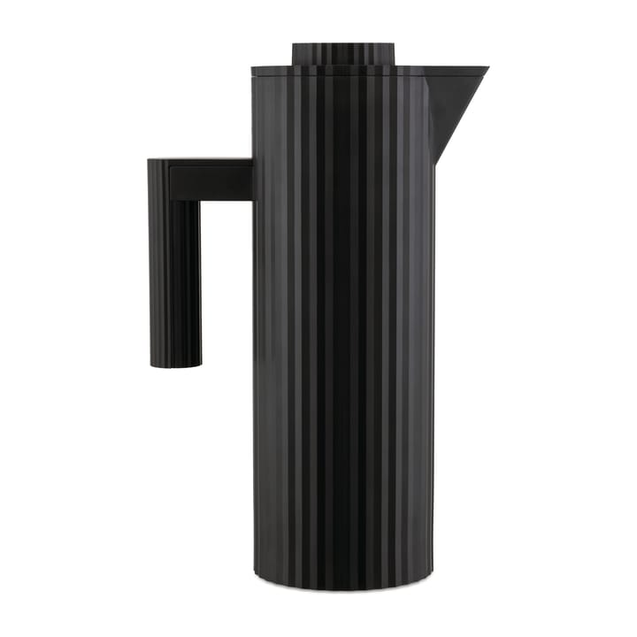 Plissé thermos jug 1 L - Black - Alessi