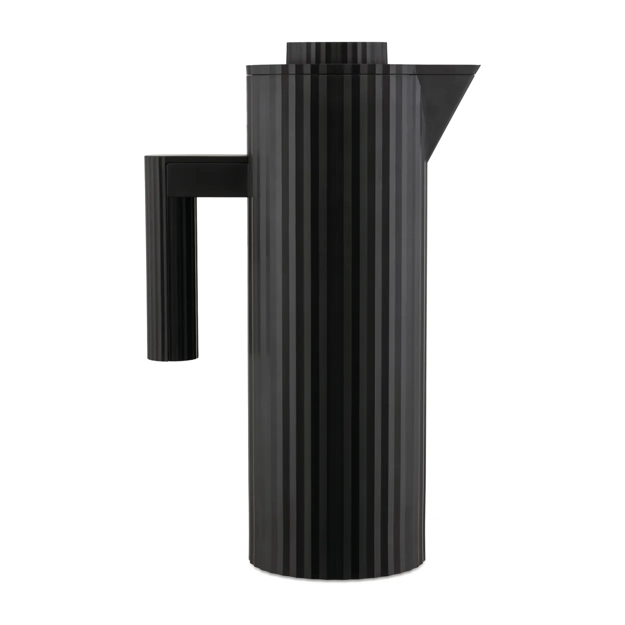 Alessi Plissé thermos jug 1 L Black | Scandinavian Design | Thermoses | Black