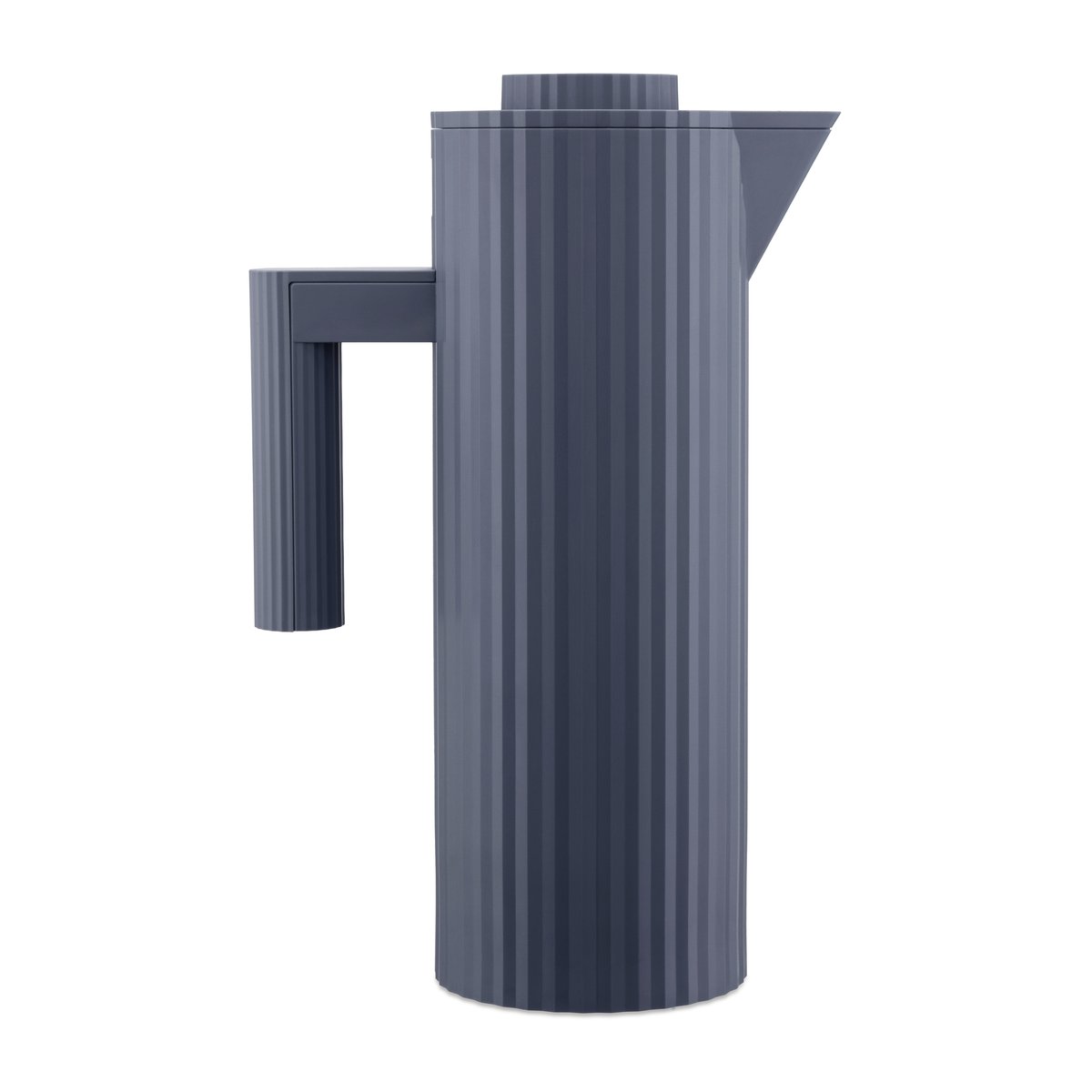 Alessi Plissé thermos jug 1 L Grey | Scandinavian Design | Thermoses | Grey
