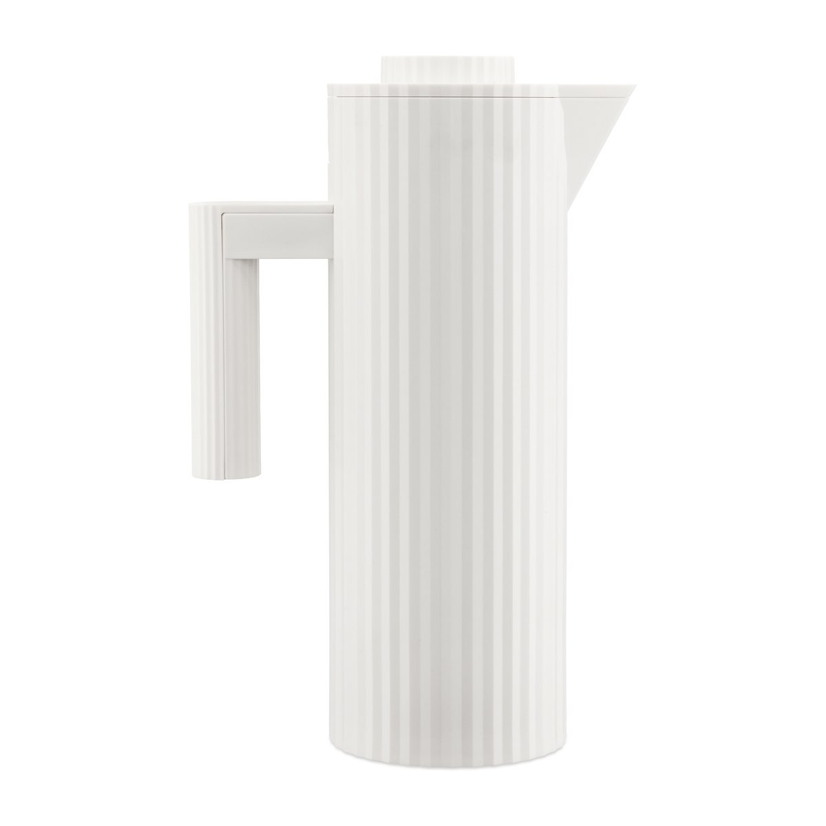 Alessi Plissé thermos jug 1 L White | Scandinavian Design | Thermoses | White