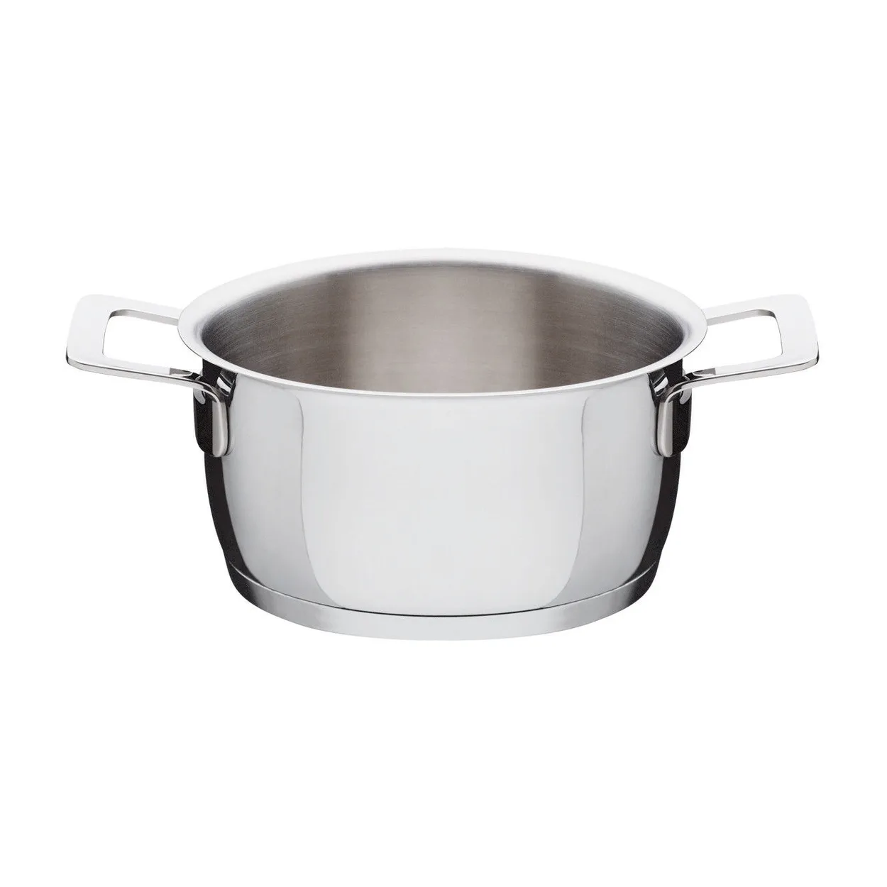 Alessi Pots&Pans casserole dish 1.6 L | Scandinavian Design | Cooking pots & Casserole dishes | Silver-coloured