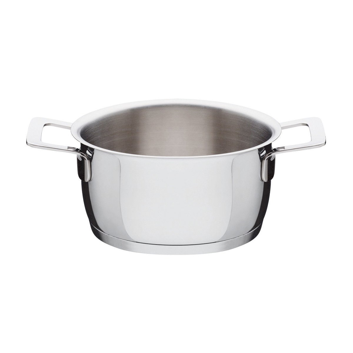 Alessi Pots&Pans casserole dish 1.6 L | Scandinavian Design | Cooking pots & Casserole dishes | Silver-coloured