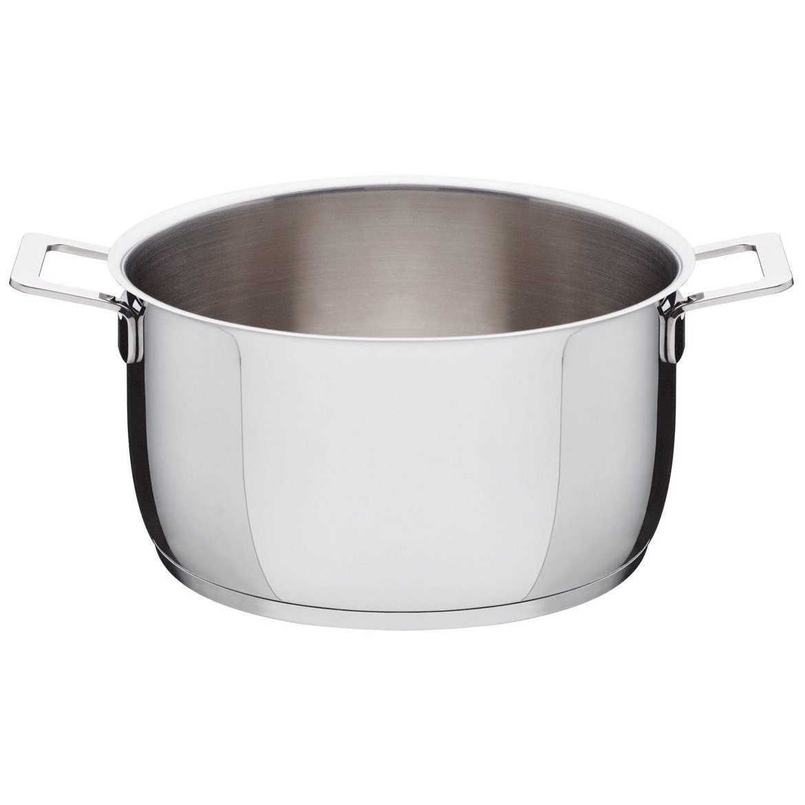 Alessi Pots&Pans casserole dish 5.5 L | Scandinavian Design | Cooking pots & Casserole dishes | Silver-coloured