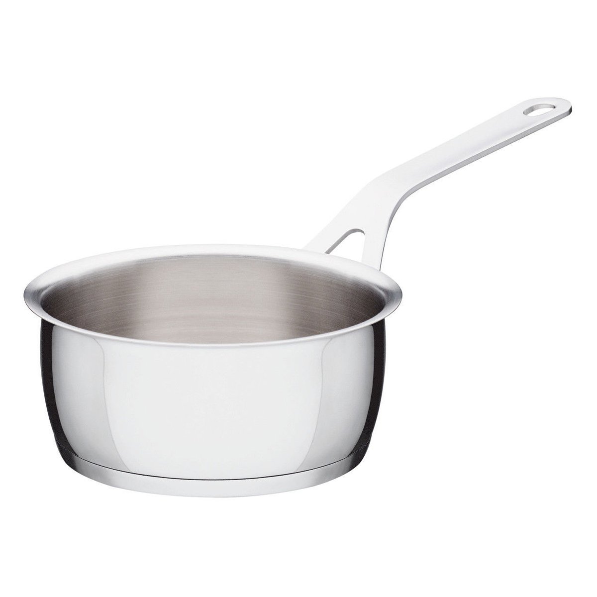 Alessi Pots&Pans saucepan 1.4 L | Scandinavian Design | Saucepans | Silver-coloured