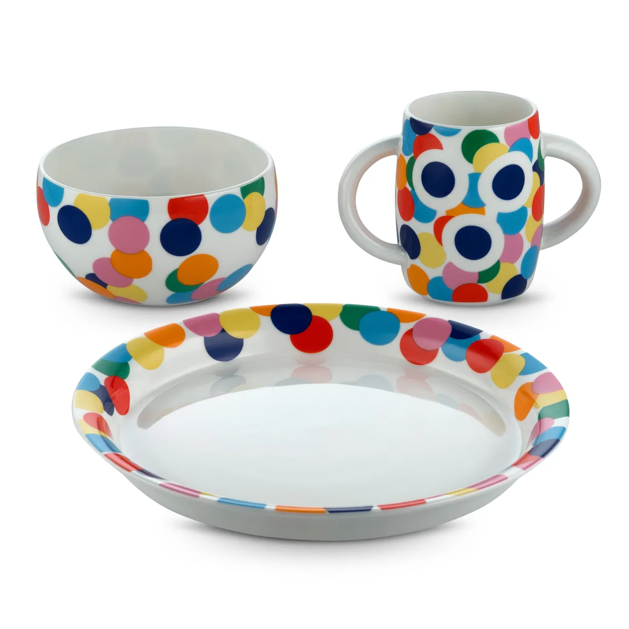 Alessi Proust children's set 3 pcs | Scandinavian Design | Children's tableware | Multi