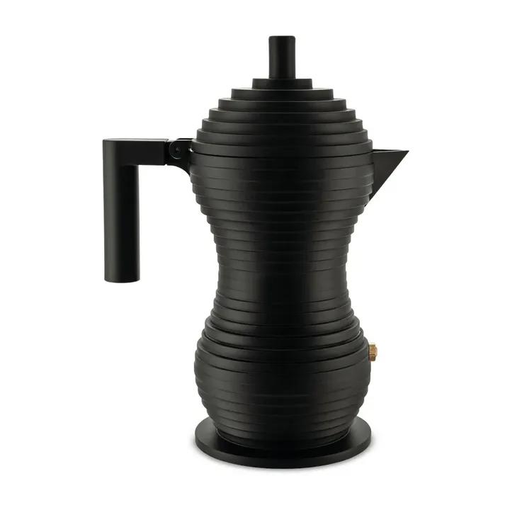 Pulcina espresso maker black - 15 cl, 3 cups - Alessi