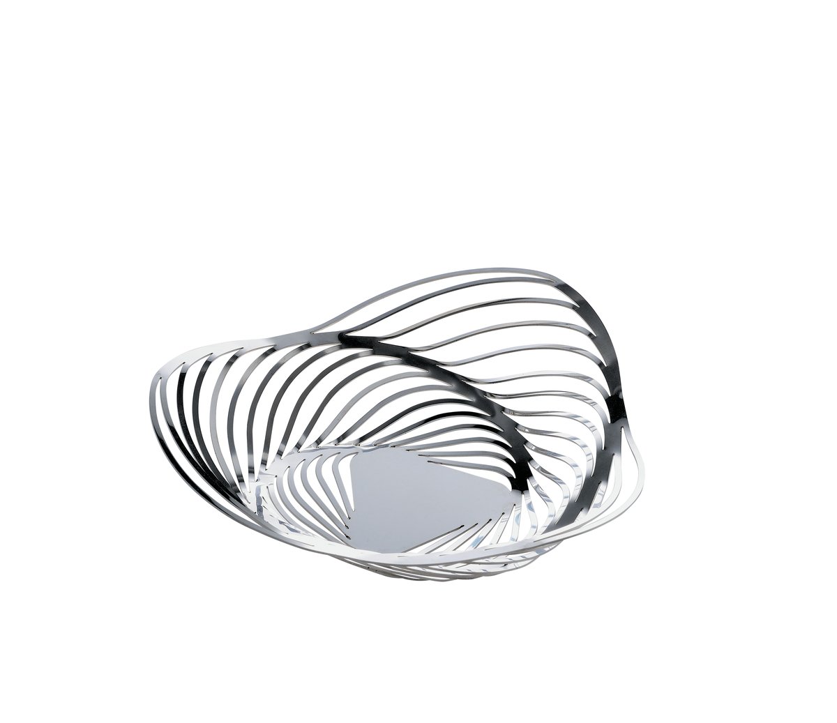Alessi Trinity fruit basket 26 cm Stainless steel | Scandinavian Design | Fruit bowls | Silver-coloured