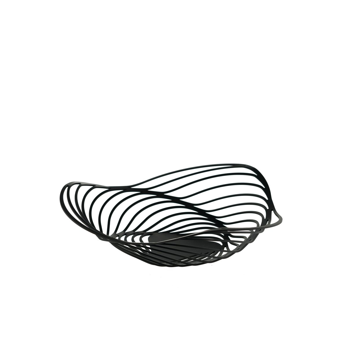 Alessi Trinity fruit basket 33 cm Black | Scandinavian Design | Fruit bowls | Black