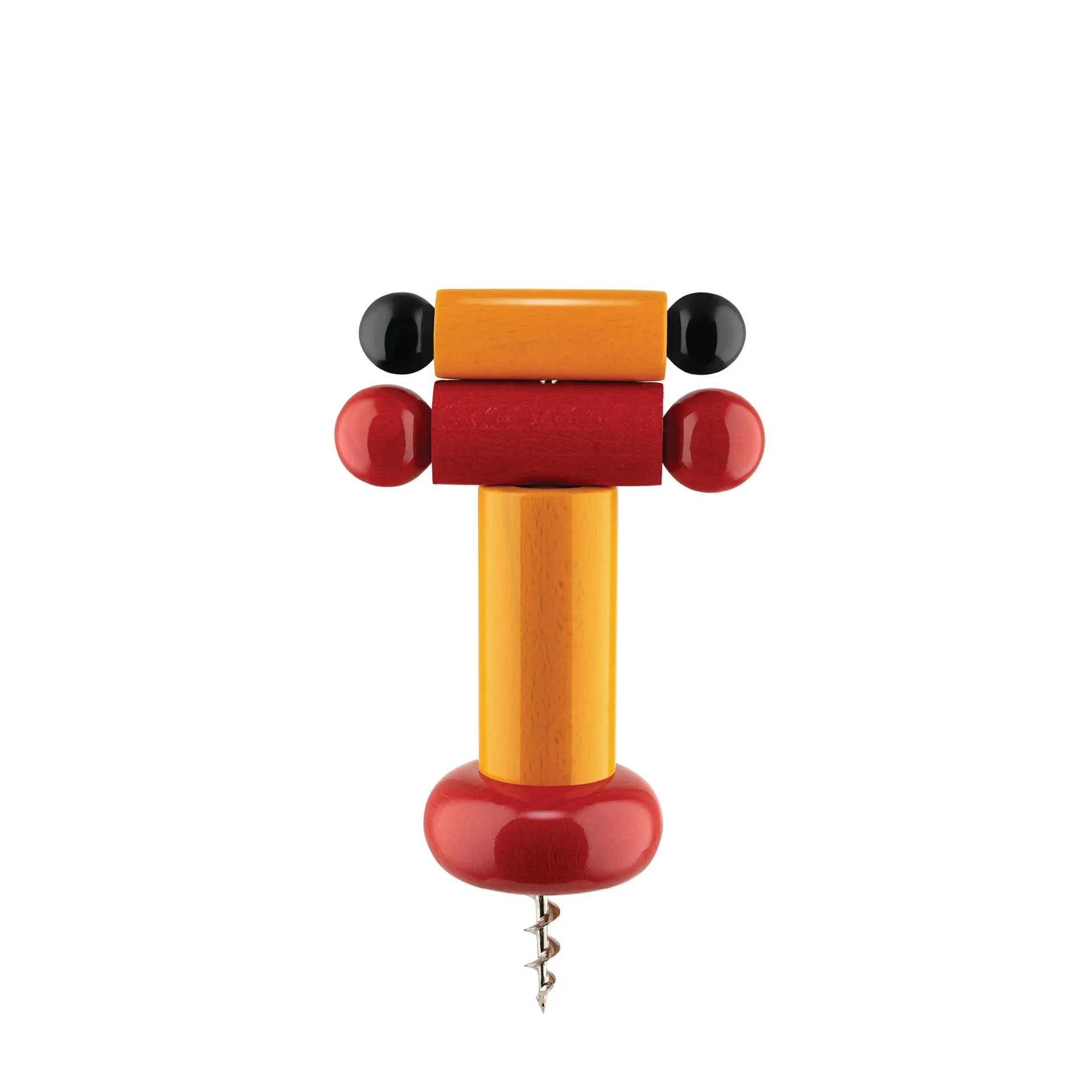 Twergi cork screw opener, Yellow Alessi