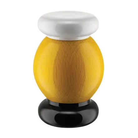 Twergi salt- and pepper mill 11 cm, Yellow Alessi