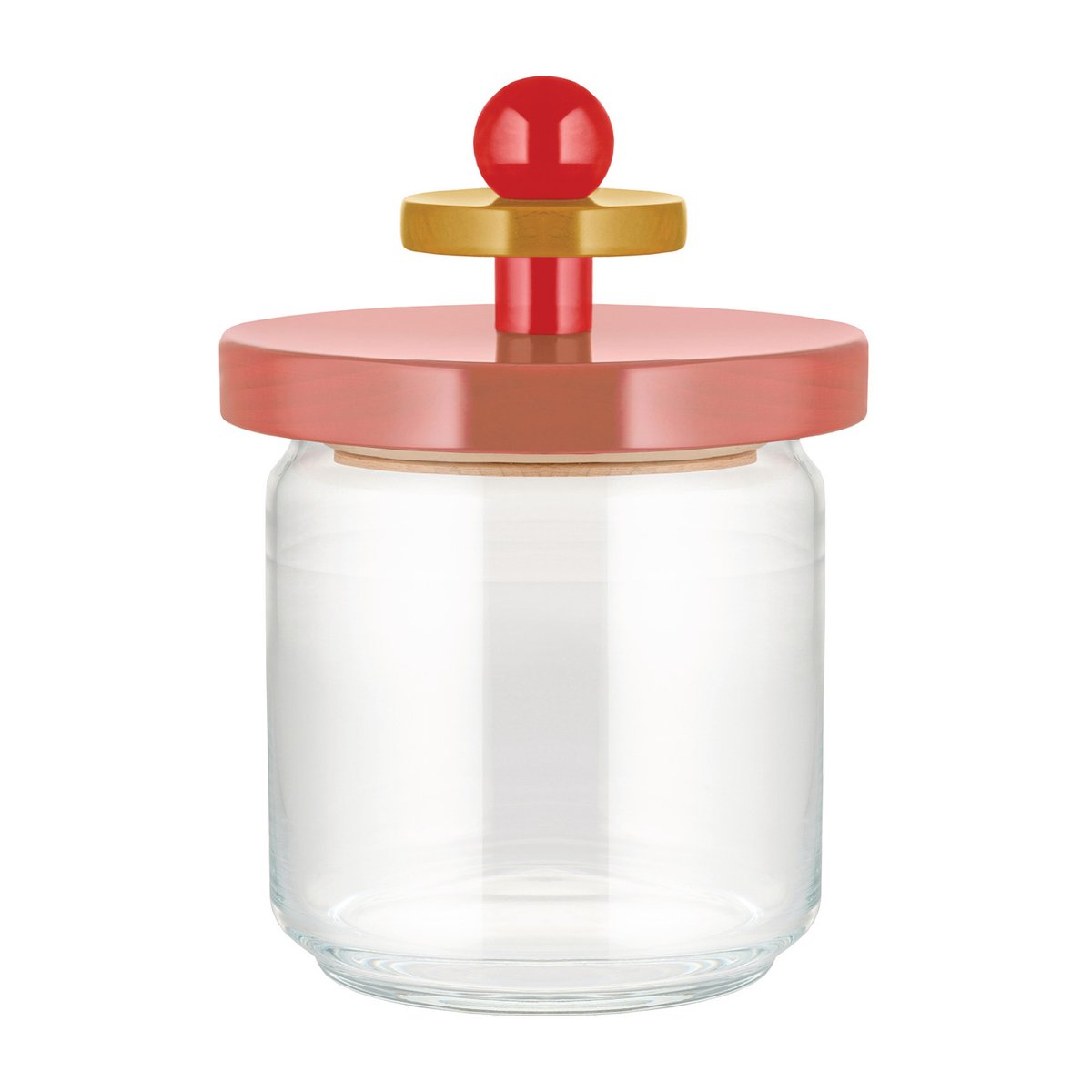 Alessi Twergi storage jar 0.75 L Pink | Scandinavian Design | Storage jars | Yellow