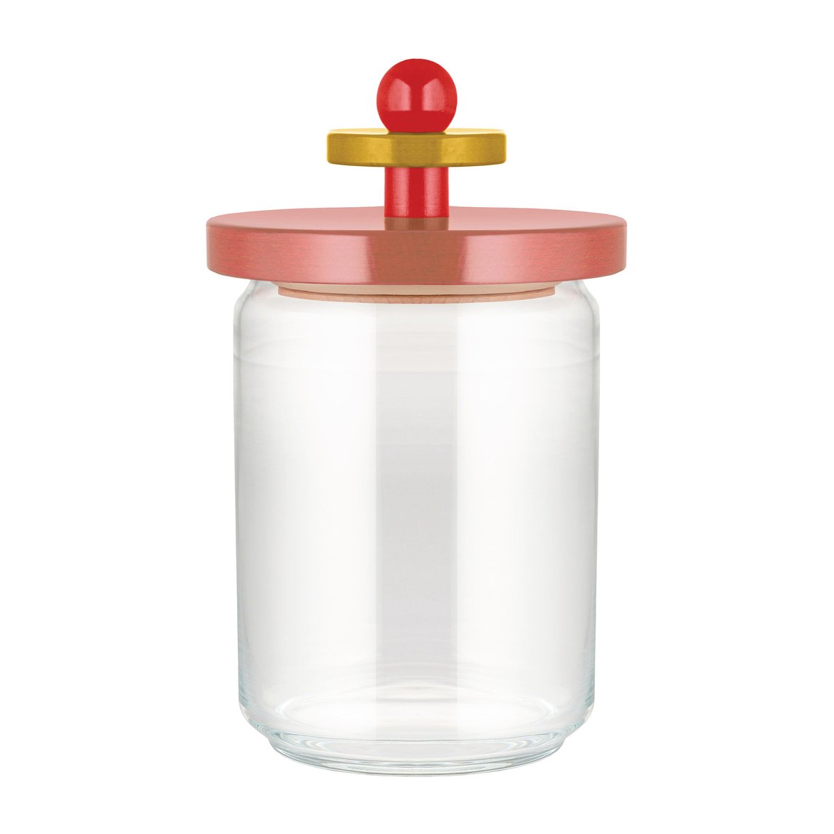 Alessi Twergi storage jar 1 L Pink | Scandinavian Design | Storage jars | Yellow
