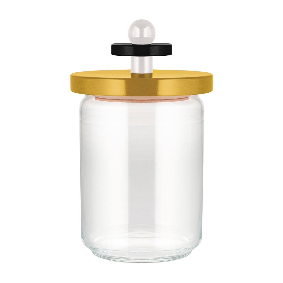Alessi Twergi storage jar 1 L Yellow | Scandinavian Design | Storage jars | White