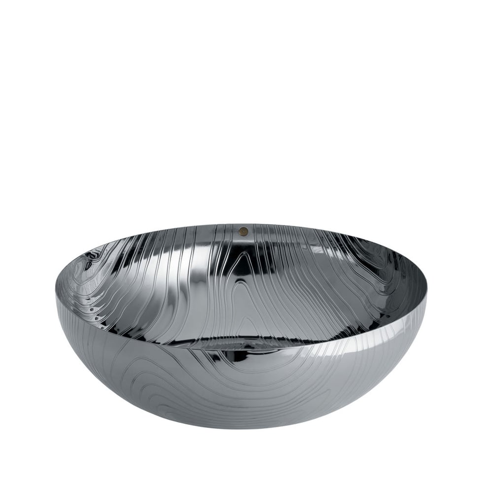 Alessi Veneer bowl Stainless steel, o29 cm | Scandinavian Design | Breakfast bowls | Grey