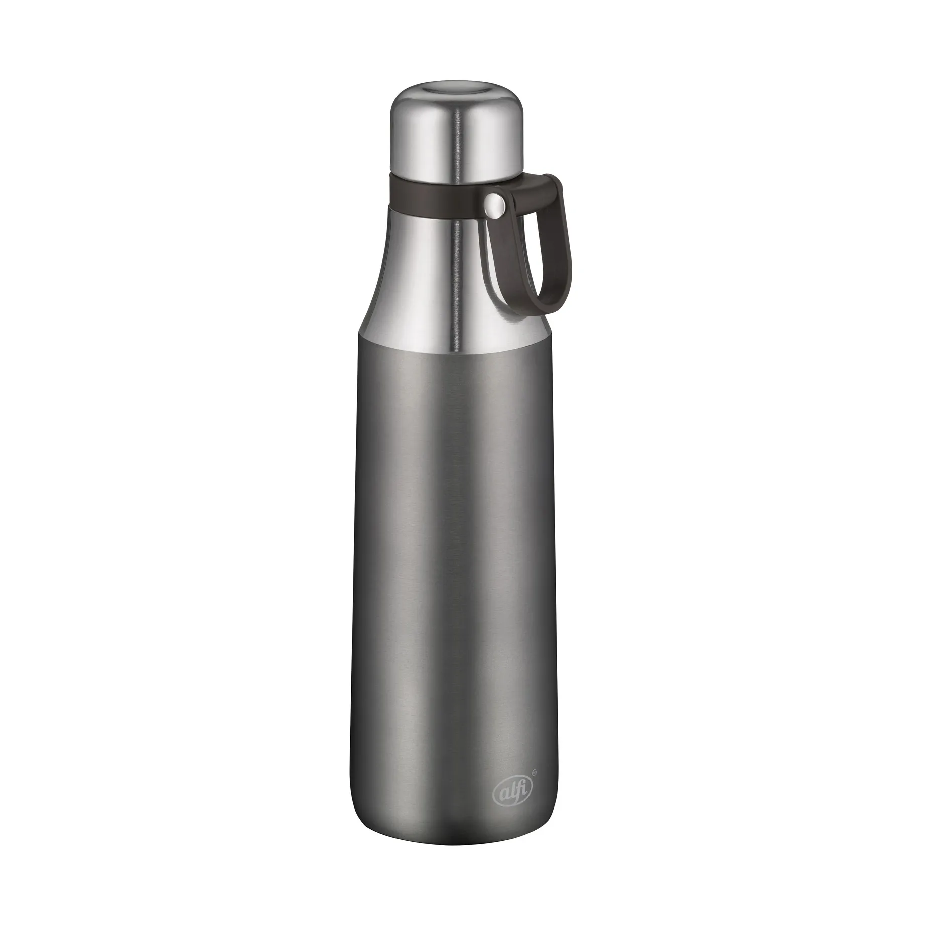 City waterbottle double walled 0.5 l, Grey satin Alfi