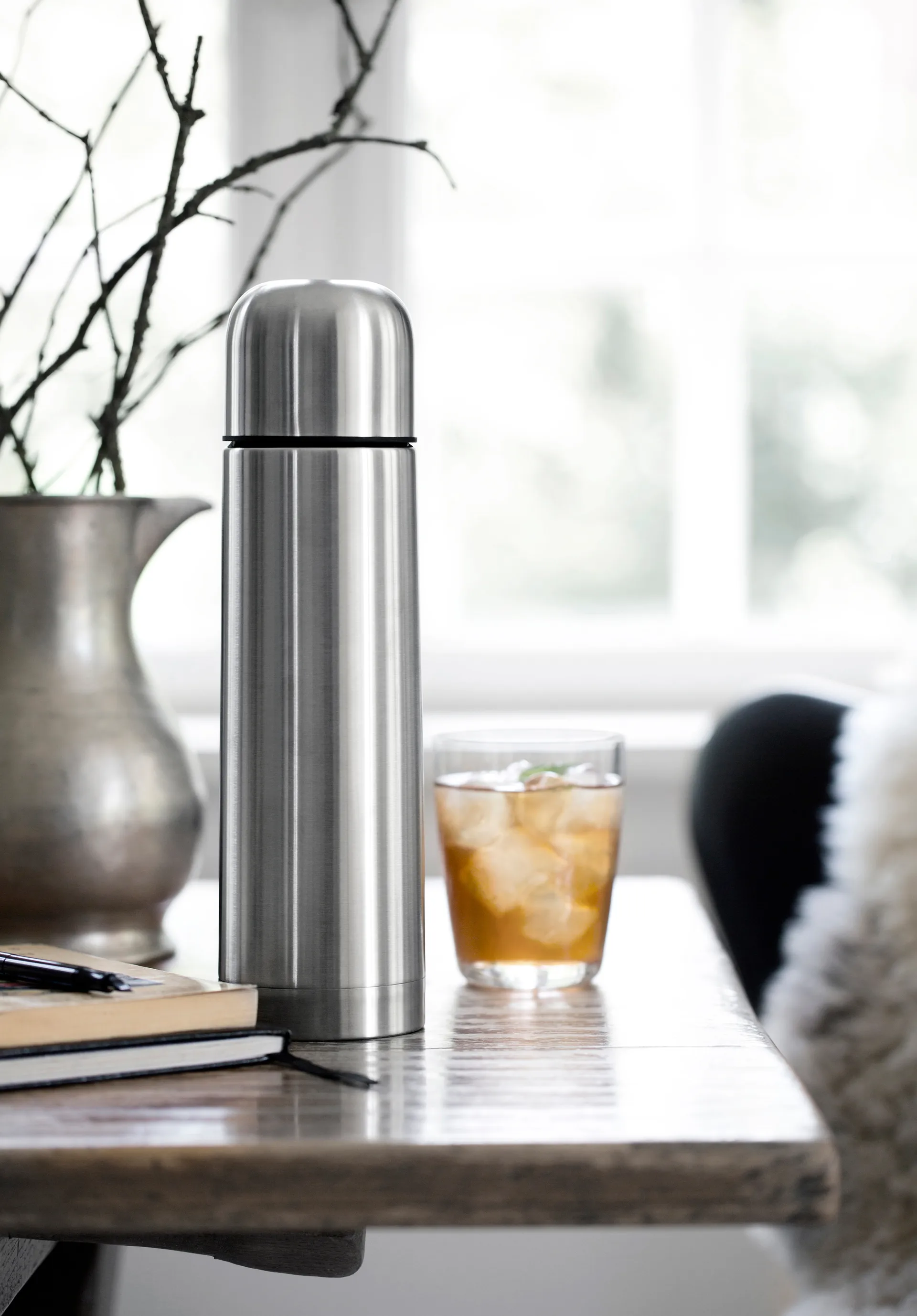 IsoTherm Eco thermal bottle 1 l, Matt steel Alfi