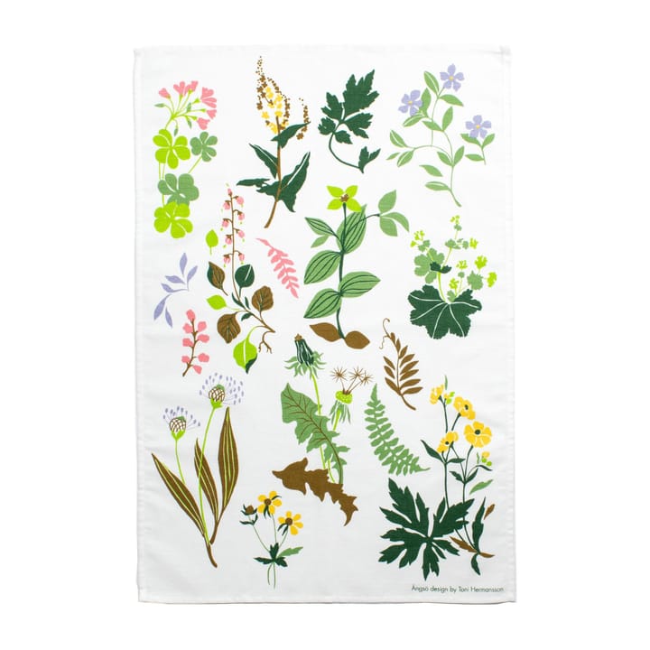 Ängsö kitchen towel 47x70 cm - White-multi - Almedahls