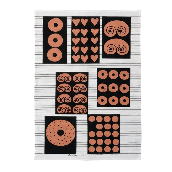 Bagare Bergström kitchen towel - brown - Almedahls