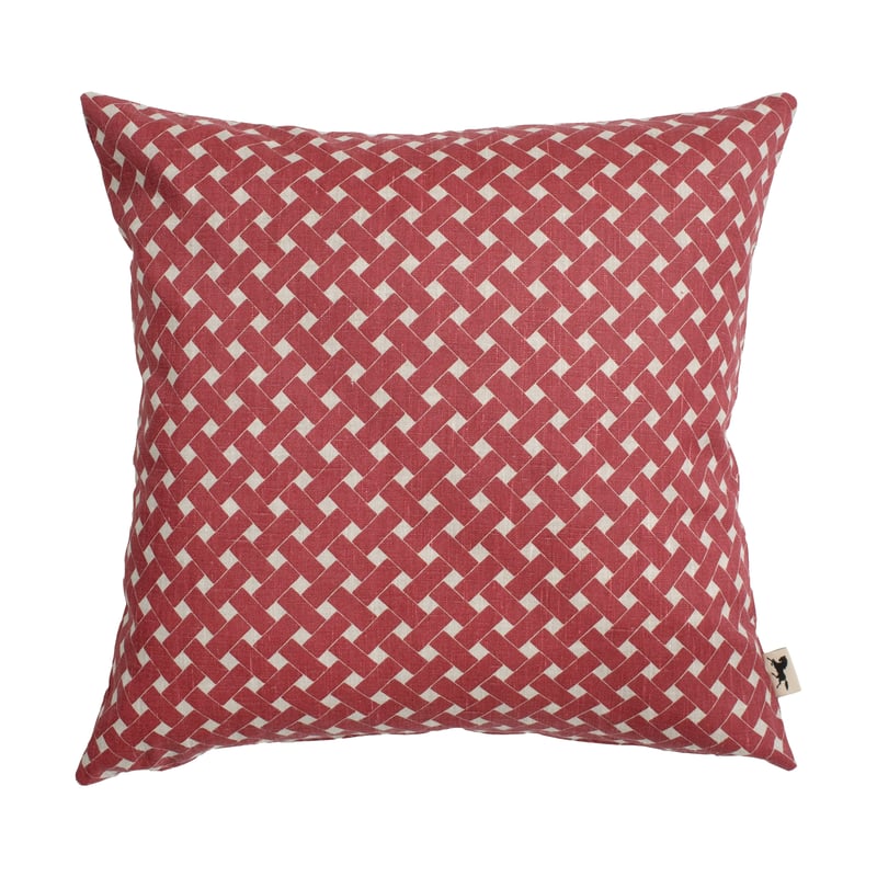 Almedahls Basket cushion cover 47x47 cm Red