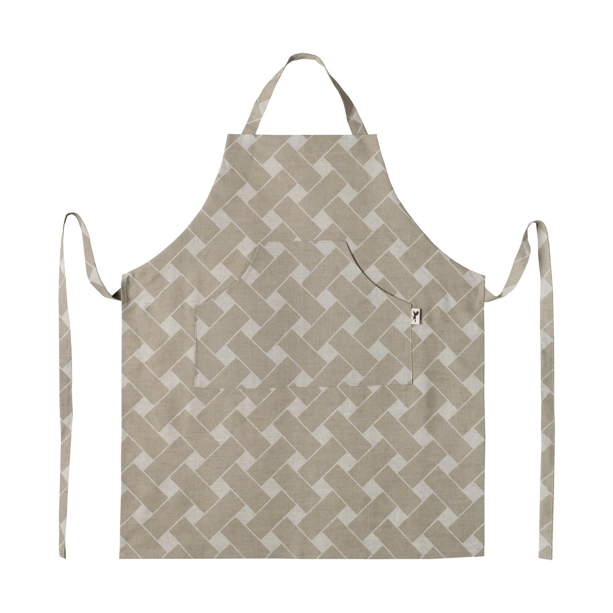 Almedahls Basket XL apron Natural taupe | Scandinavian Design | Aprons | Beige