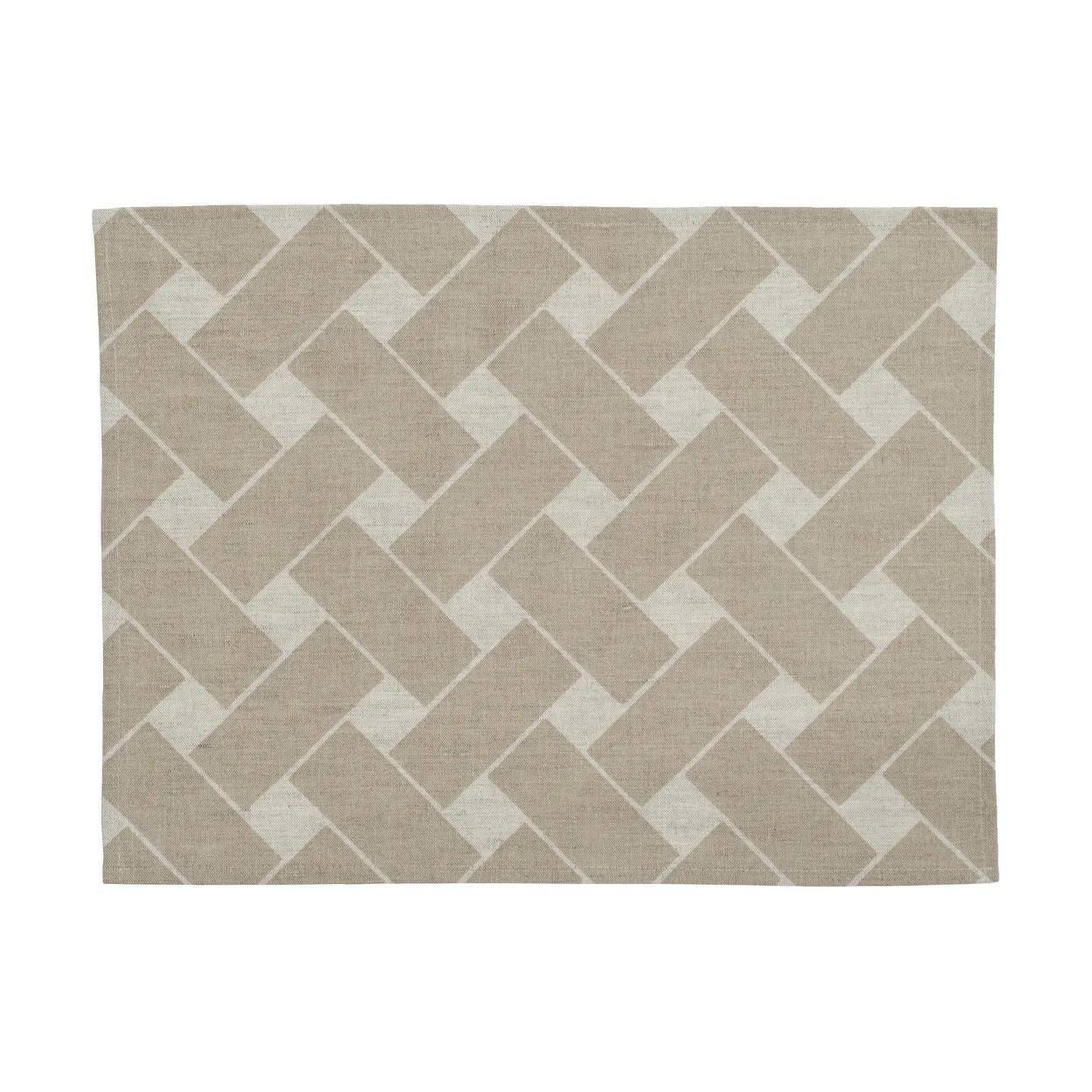 Almedahls Basket XL placemat 34x45 cm 2-pack Natural taupe