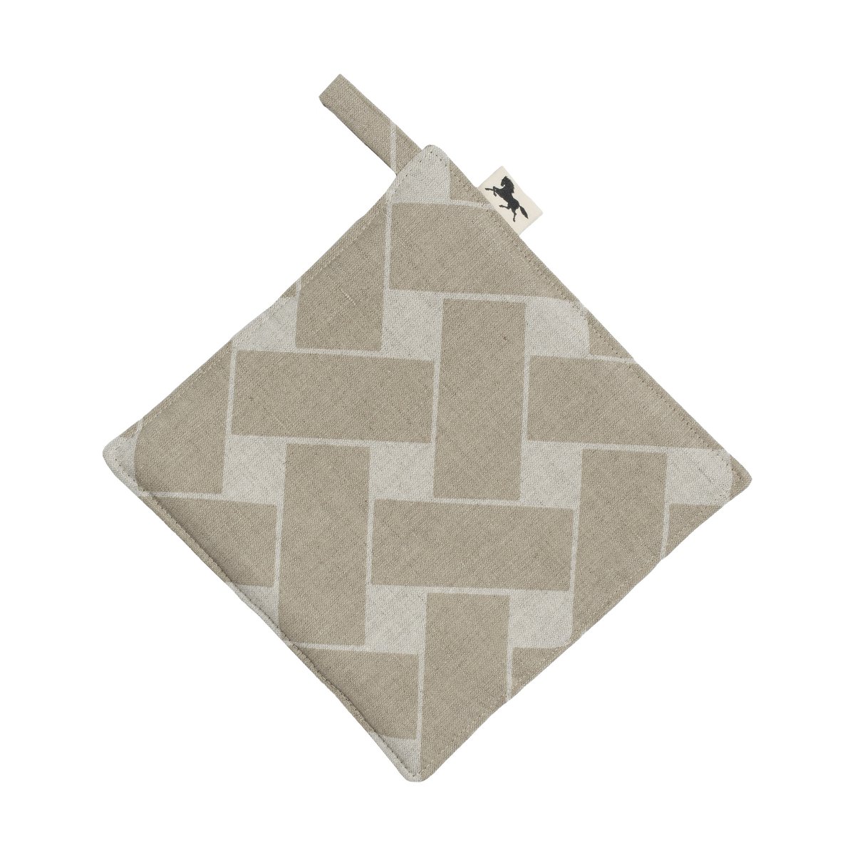 Almedahls Basket XL pot holder 23x23 cm Natural taupe